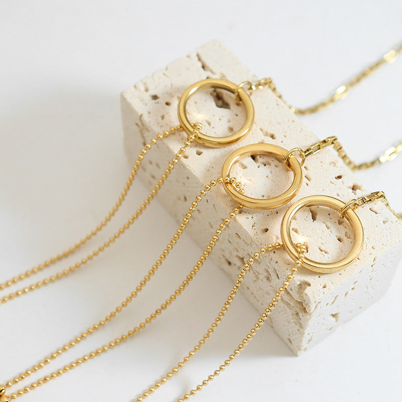 CIRCULAR SPLICED CHAIN BRACELET