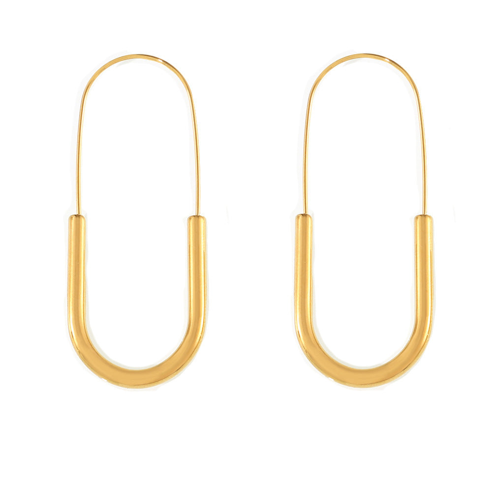 COLD WIND PAPERCLIP EARRINGS