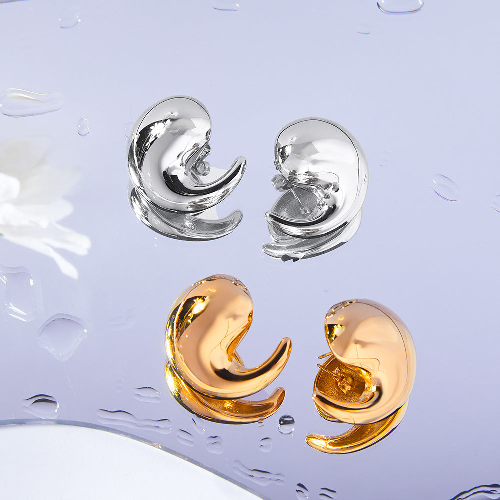 COMMA SMOOTH EARRINGS