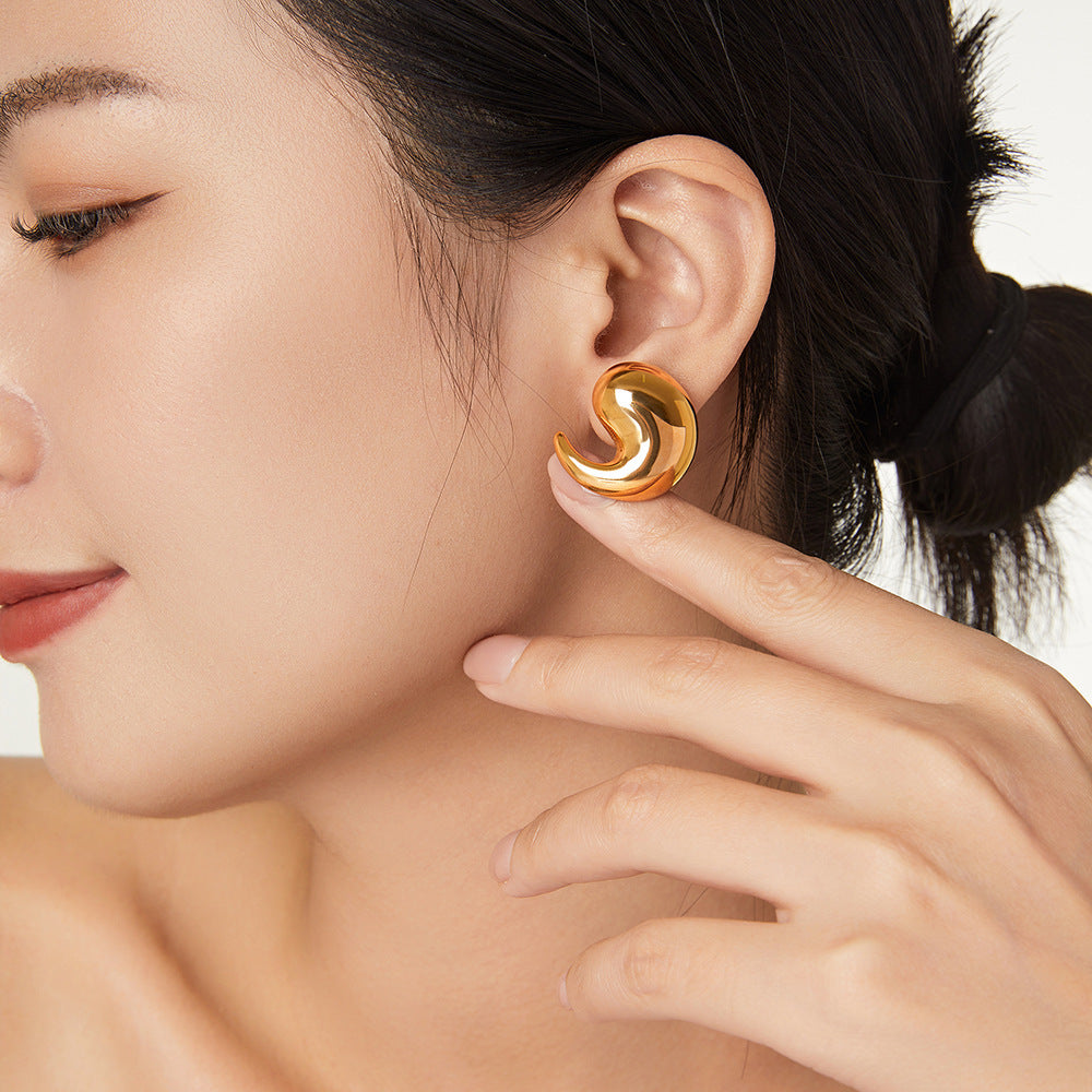 COMMA SMOOTH EARRINGS