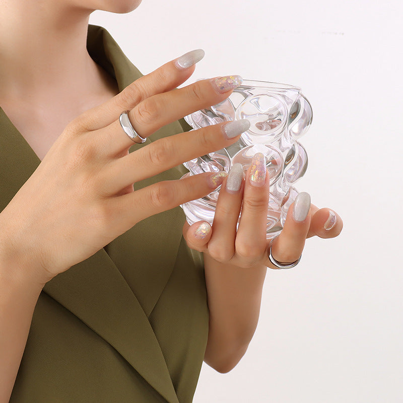 COUPLE SMOOTH PURE PLAIN RING