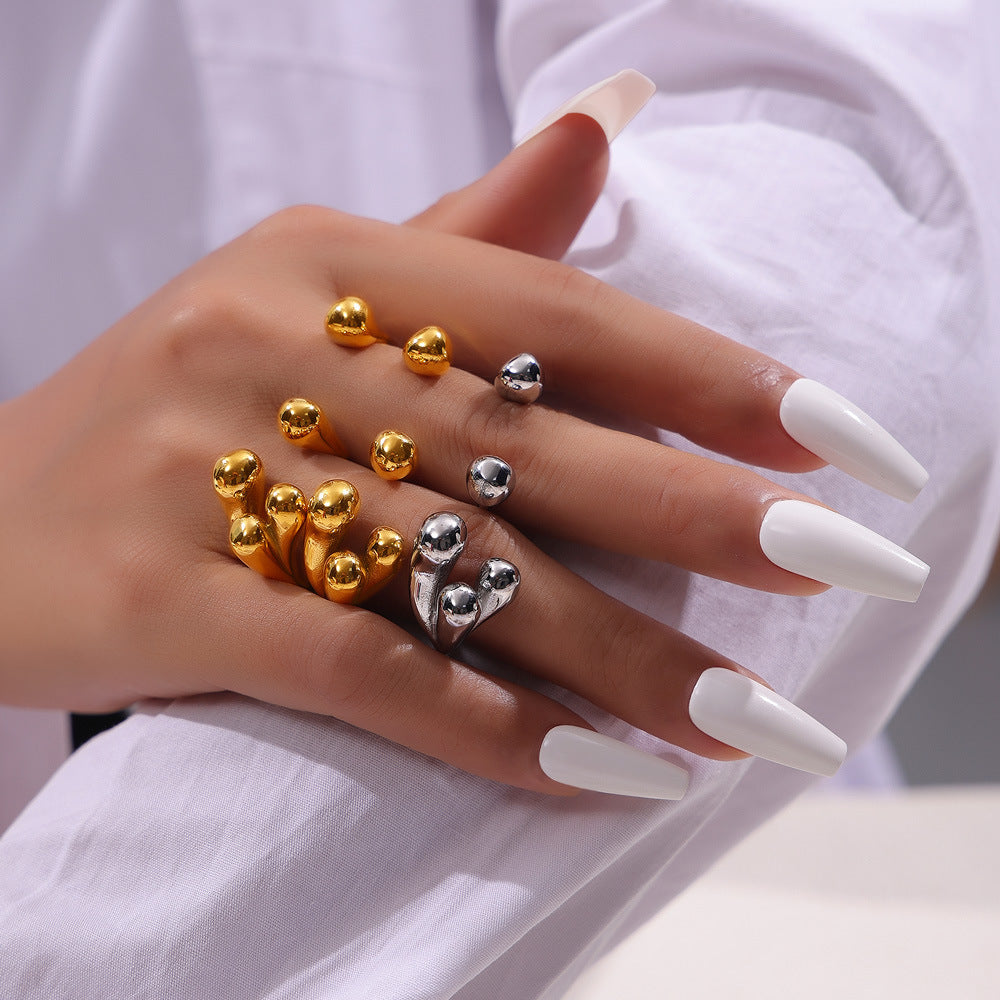 CREATIVE WATERDROP RING