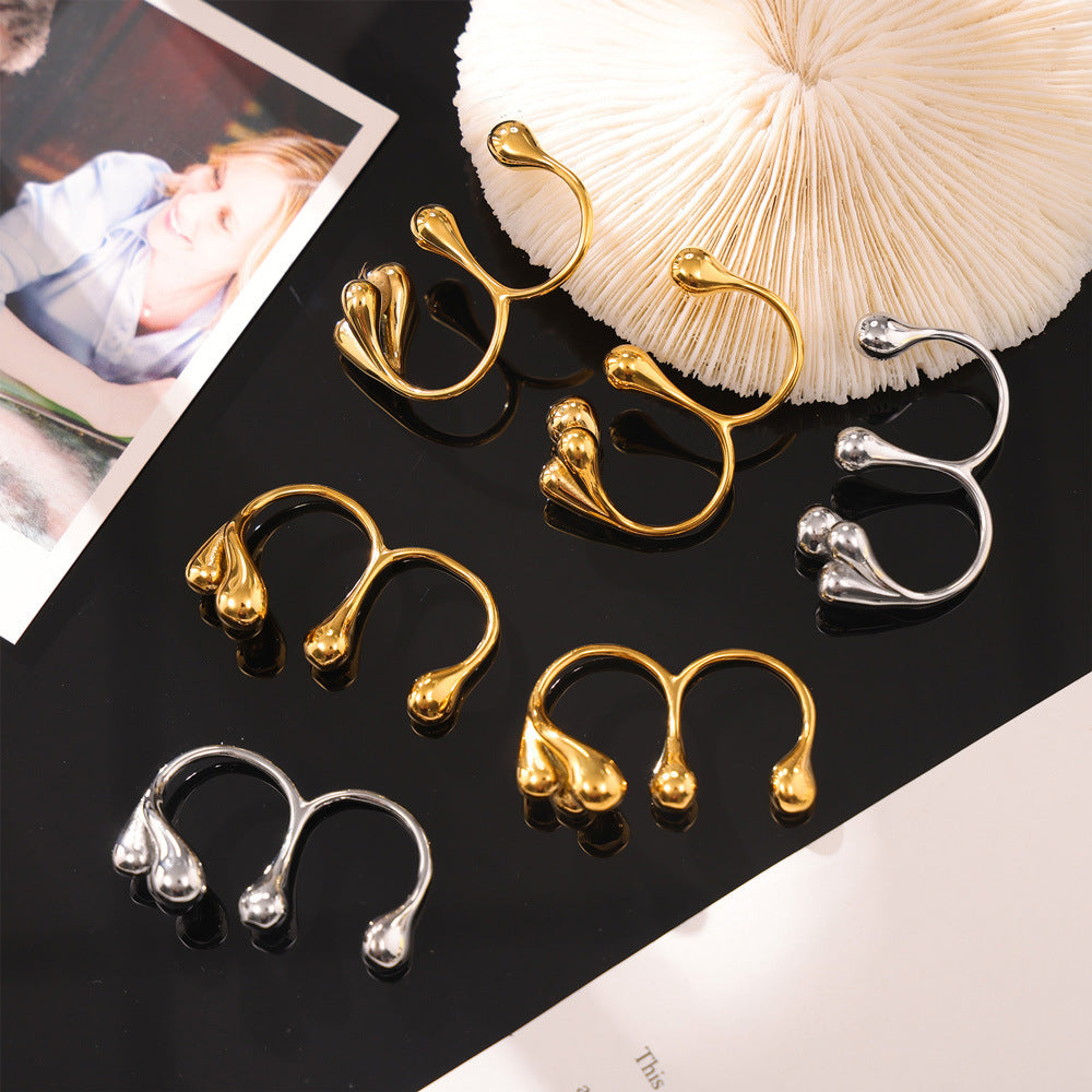 CREATIVE WATERDROP RING