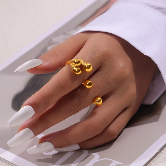 CREATIVE WATERDROP RING