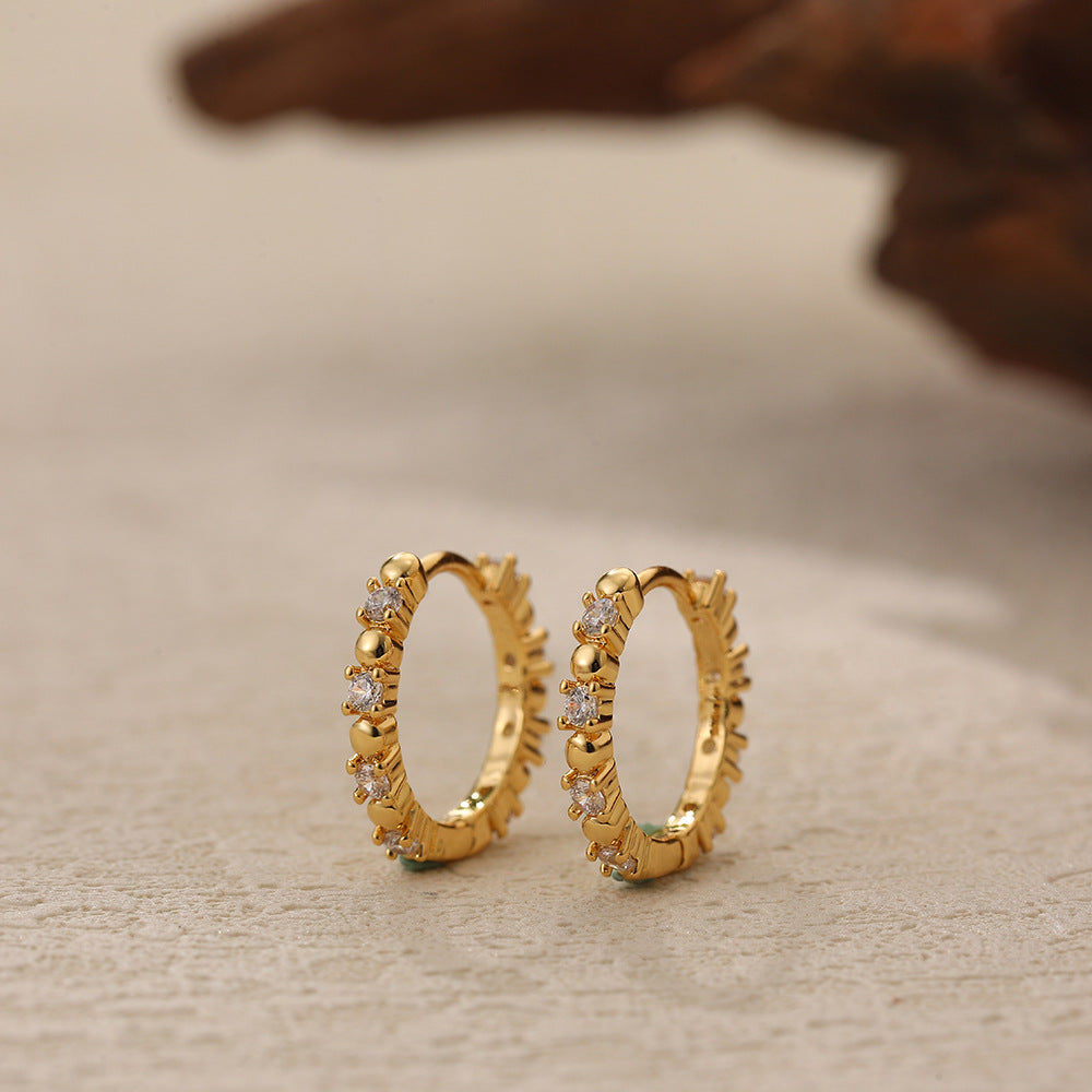 SMALL EAR BUCKLE EARRINGS