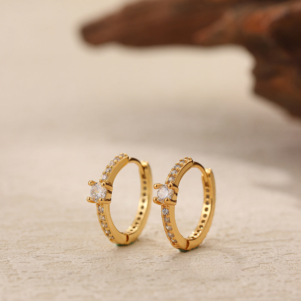 SMALL EAR BUCKLE EARRINGS