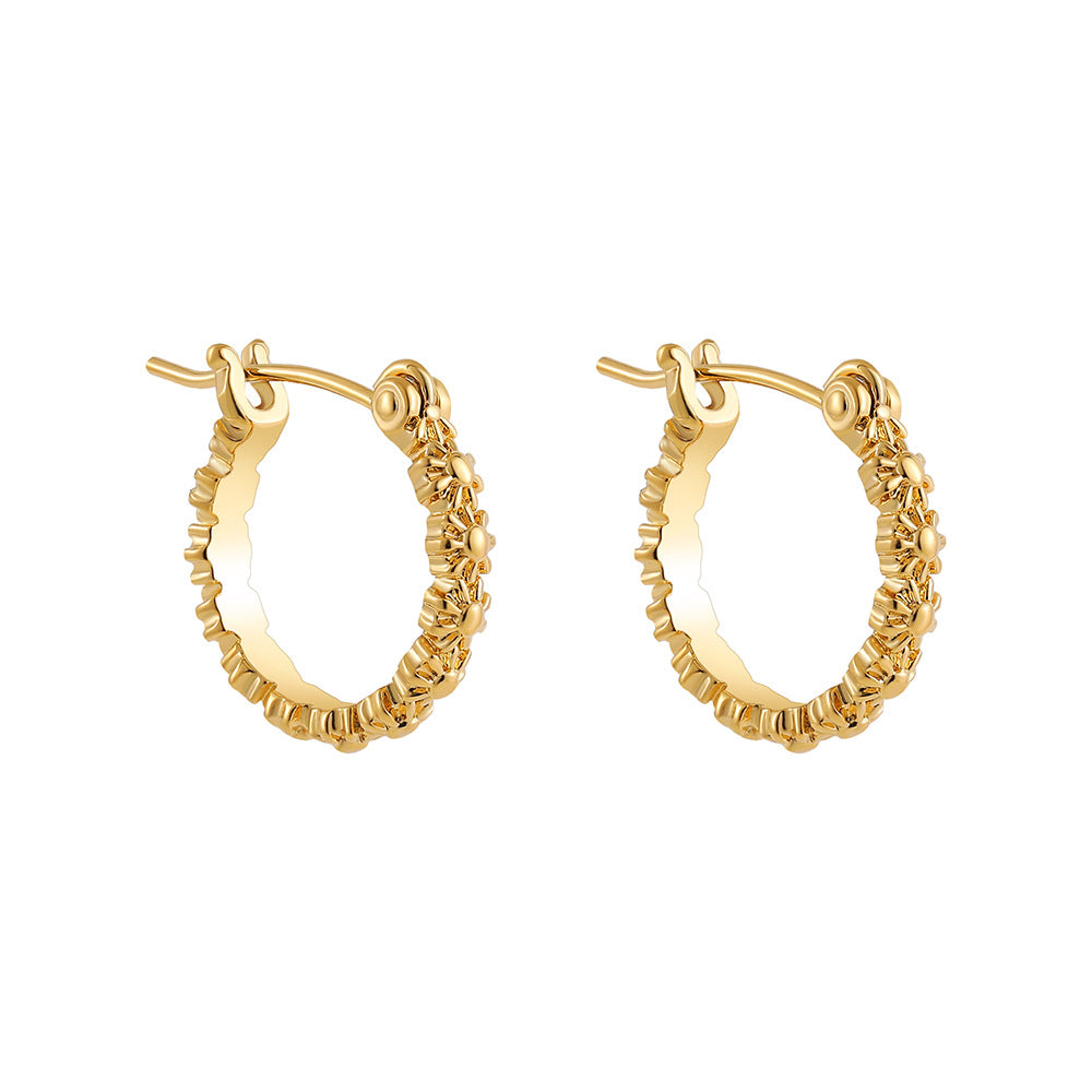 SMALL EAR BUCKLE EARRINGS