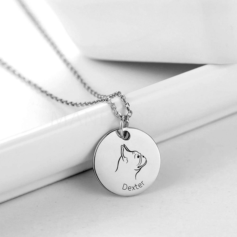 CUSTOMIZED DOG PET PENDANT NECKLACE