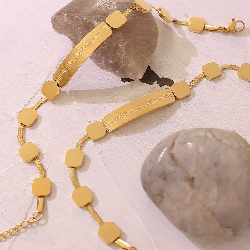 CUSTOMIZED ENGLISH LETTER BRACELET