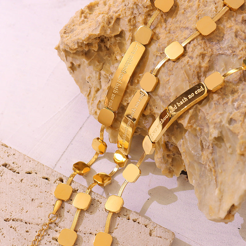 CUSTOMIZED ENGLISH LETTER BRACELET