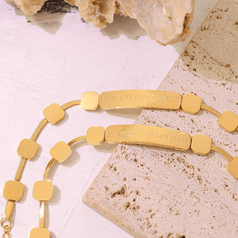 CUSTOMIZED ENGLISH LETTER BRACELET