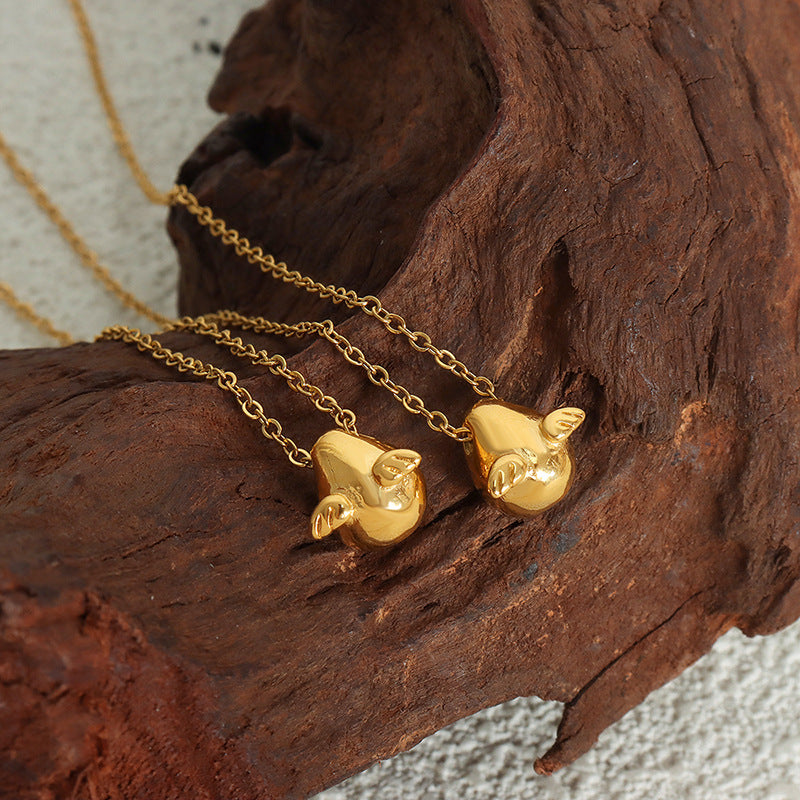 CUTE LITTLE RABBIT PENDANT NECKLACE
