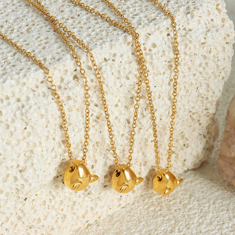 CUTE LITTLE RABBIT PENDANT NECKLACE