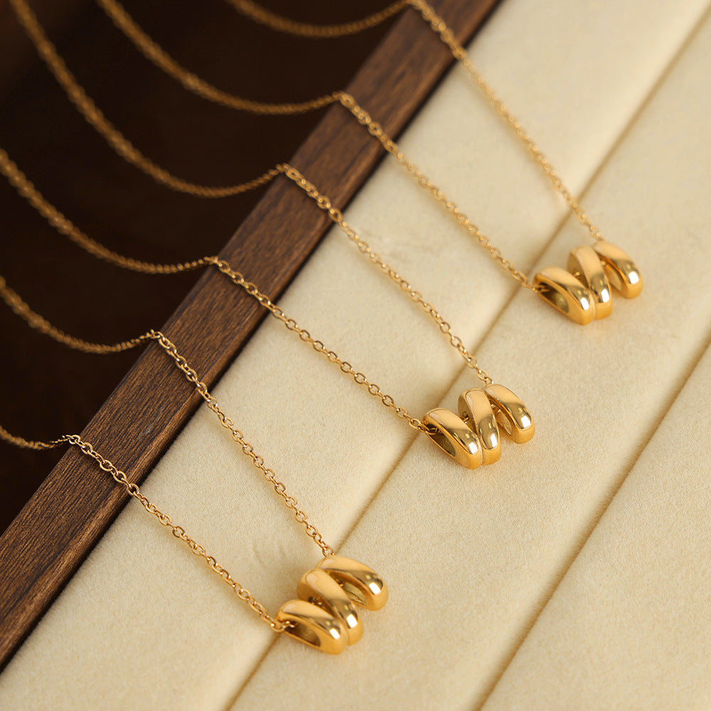 CYLINDRICAL PENDANT NECKLACE