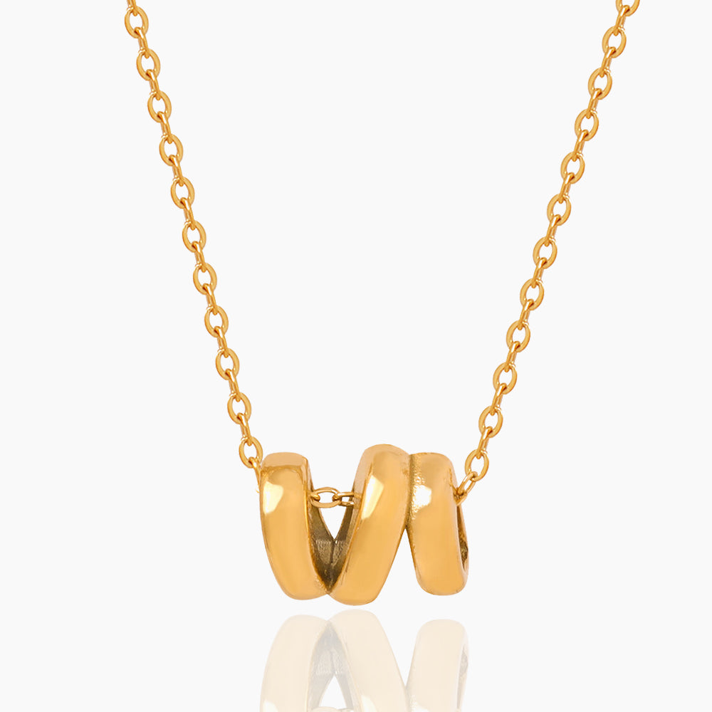 CYLINDRICAL PENDANT NECKLACE