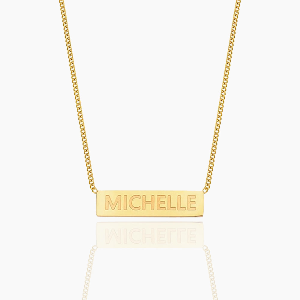 CUSTOM NAME PLATE NECKLACE