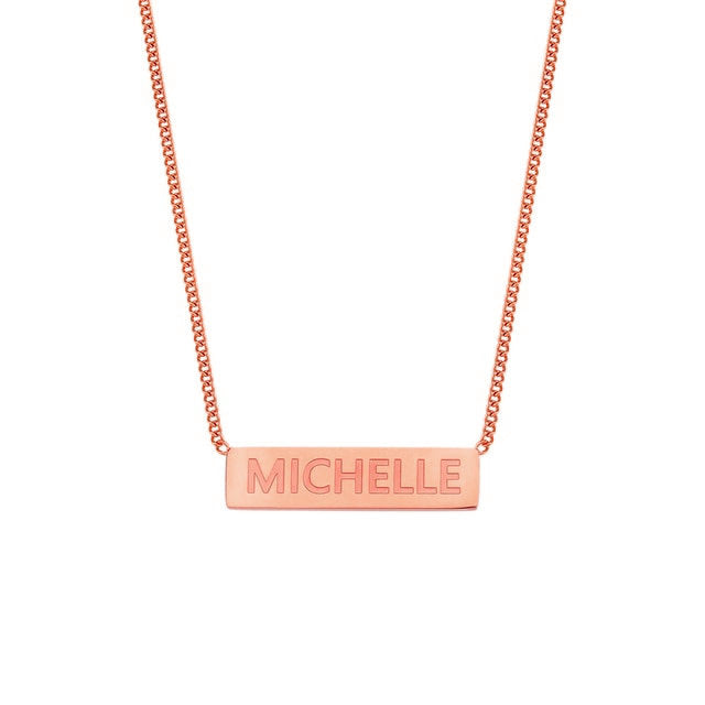 CUSTOM NAME PLATE NECKLACE