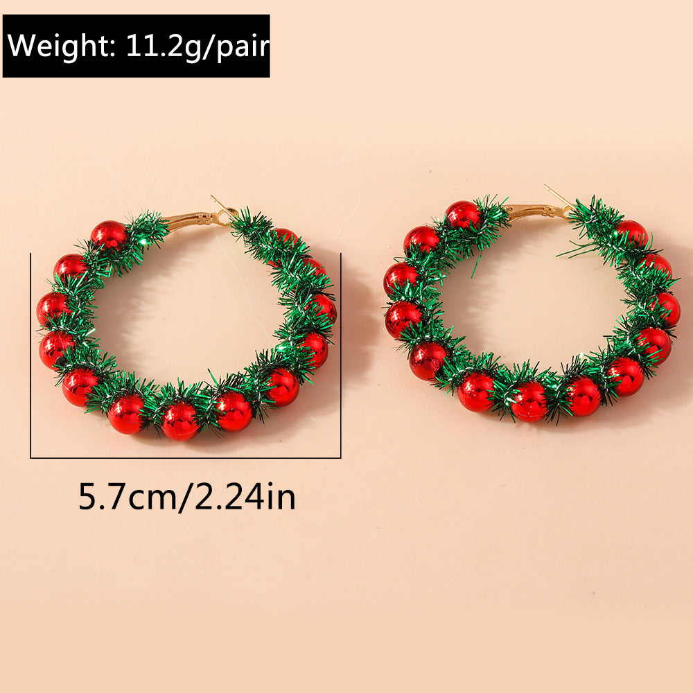 Christmas cartoon cute and funny earrings