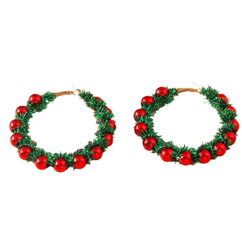 Christmas cartoon cute and funny earrings