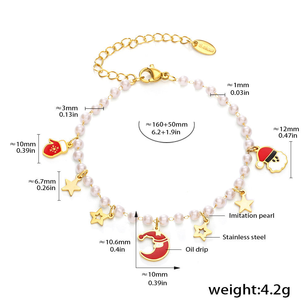 Christmas element bracelet