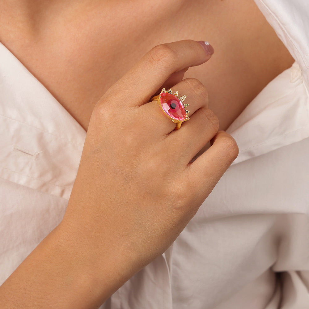 DEVIL'S EYE OPENING ADJUSTABLE RING