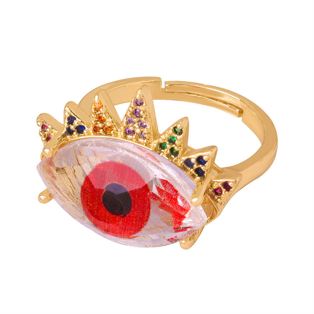 DEVIL'S EYE OPENING ADJUSTABLE RING