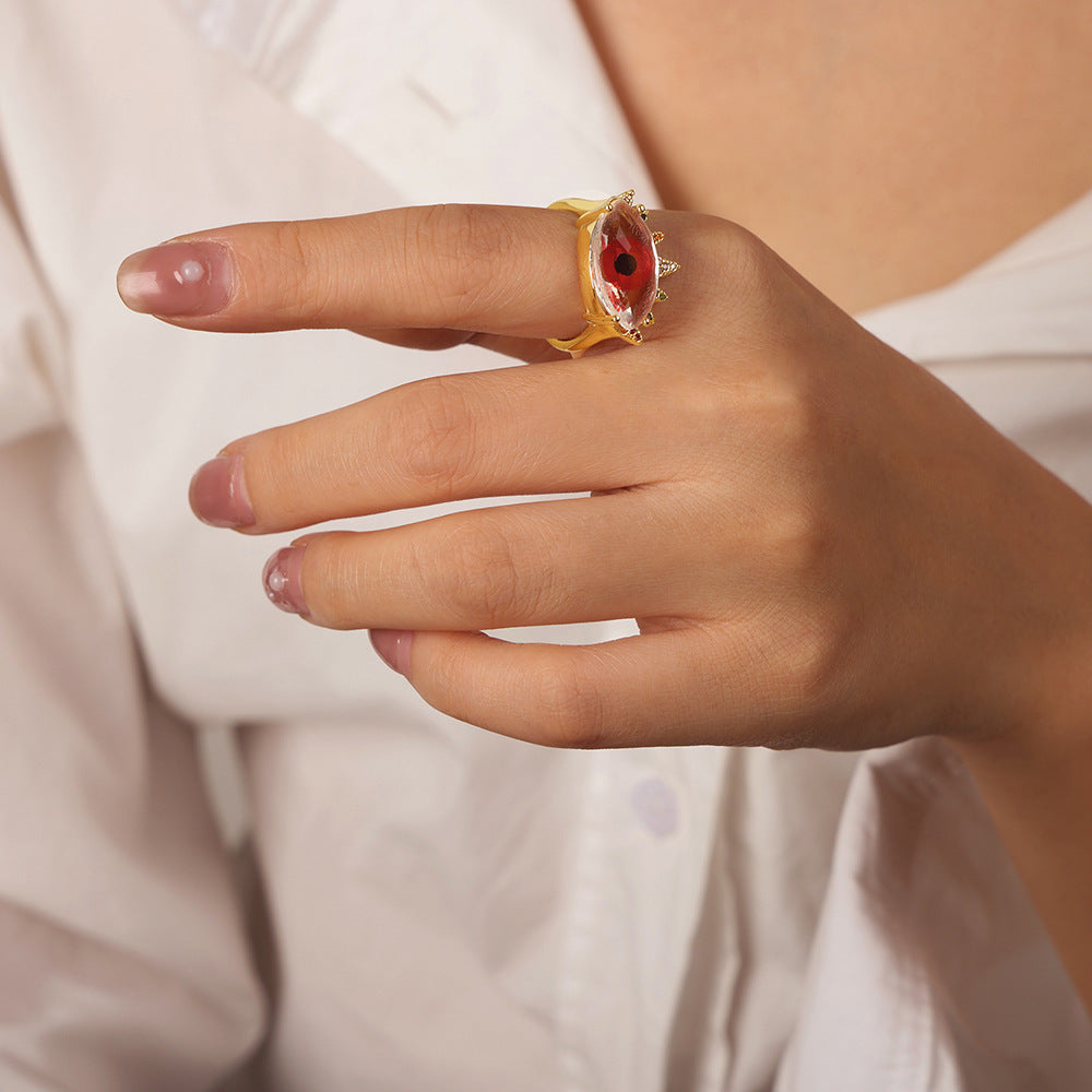 DEVIL'S EYE OPENING ADJUSTABLE RING