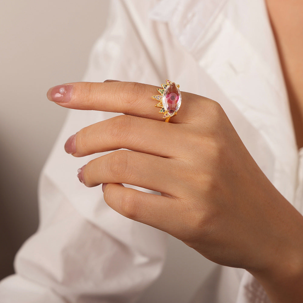 DEVIL'S EYE OPENING ADJUSTABLE RING