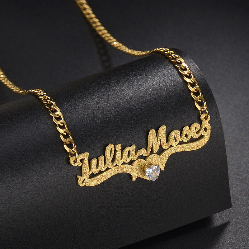 HEART NAME NECKLACE