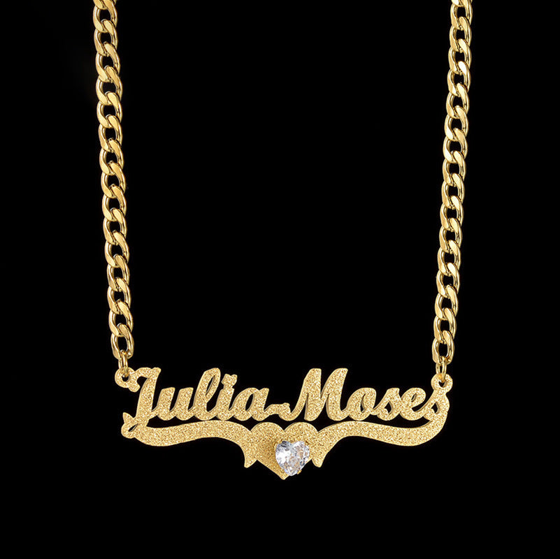 HEART NAME NECKLACE