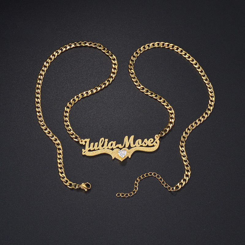 HEART NAME NECKLACE