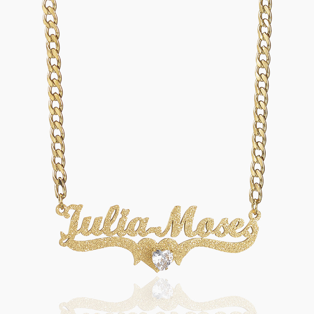 HEART NAME NECKLACE