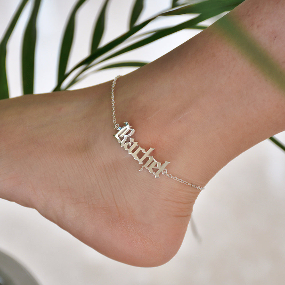 CUSTOM NAME ANKLET