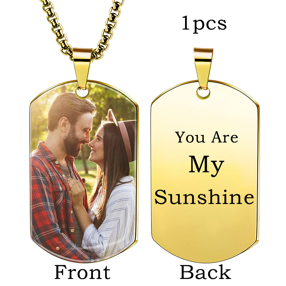DIY PHOTO NECKLACE