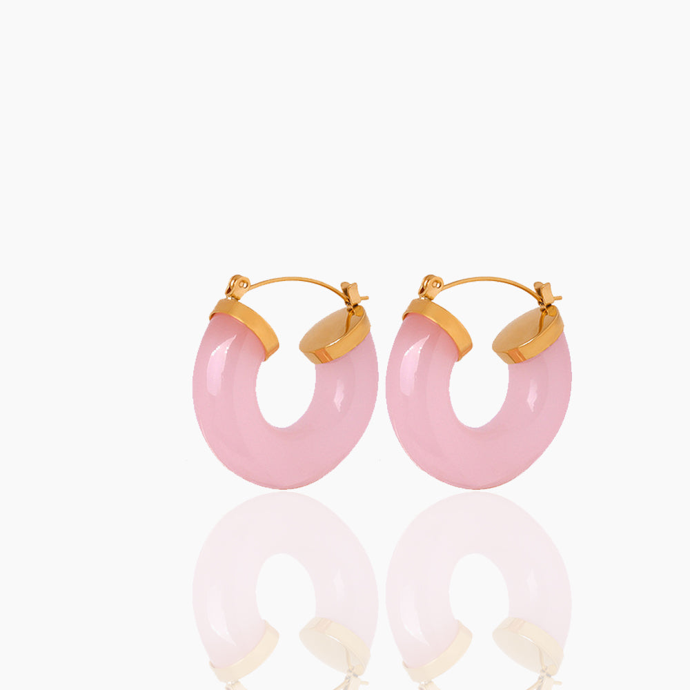 DOPAMINE CANDY LIGHT LUXURY RESIN EARRINGS