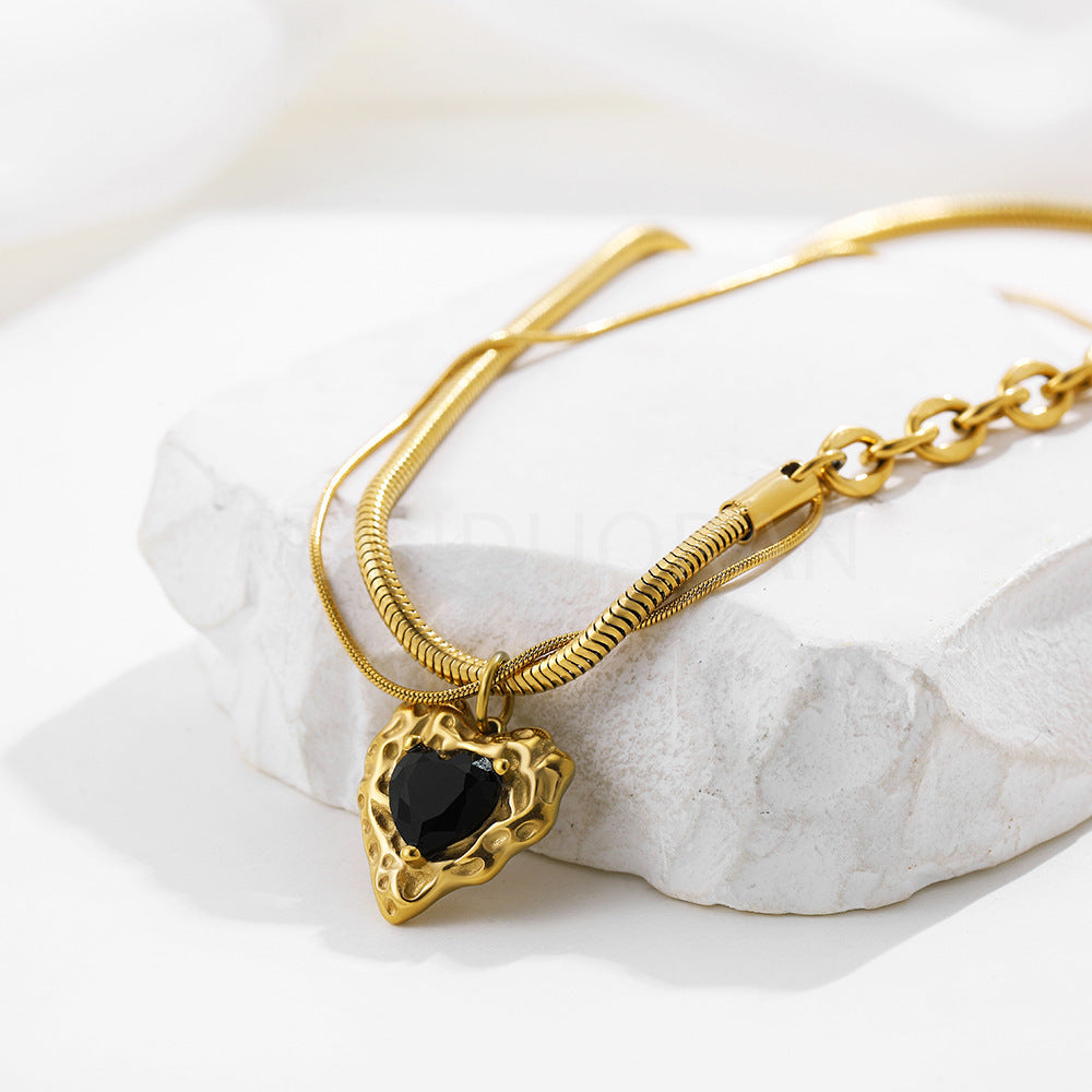 DOUBLE-PLATED  LOVE NECKLACE