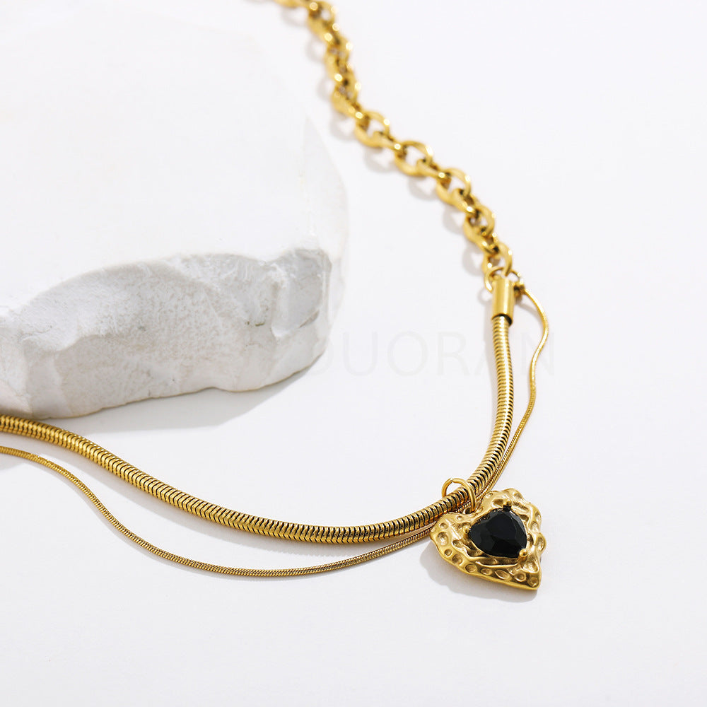 DOUBLE-PLATED  LOVE NECKLACE