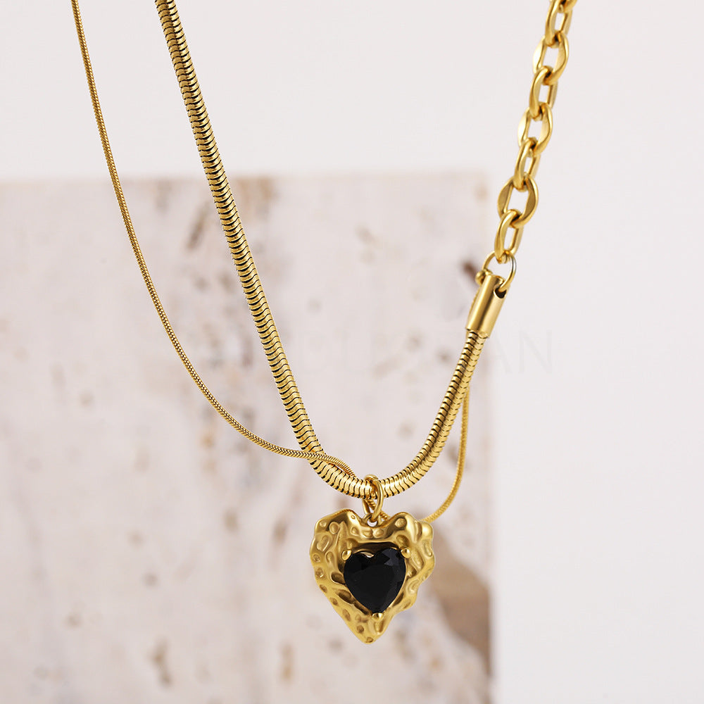 DOUBLE-PLATED  LOVE NECKLACE