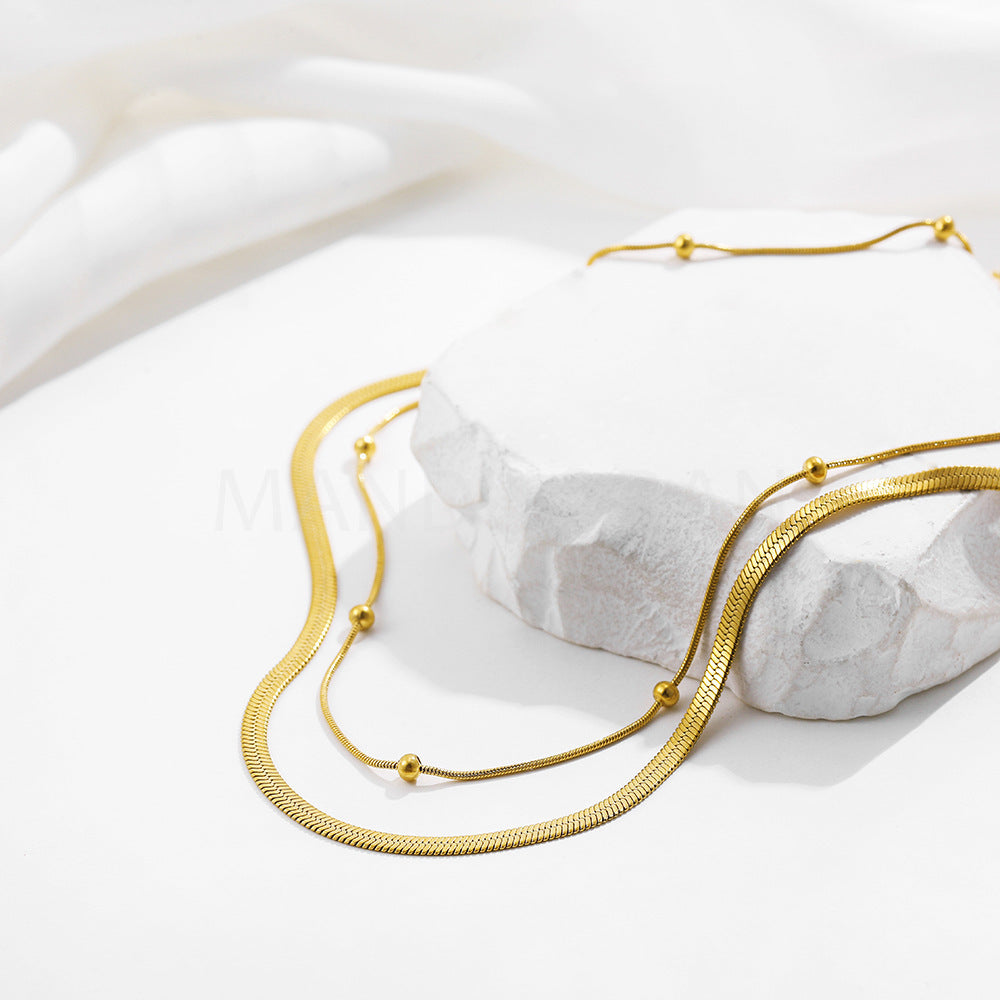 DOUBLE-PLATED PERSONALIZED NECKLACE