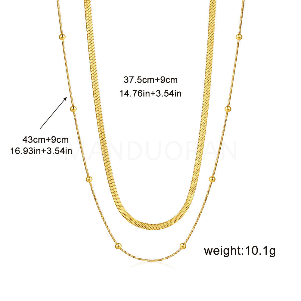 DOUBLE-PLATED PERSONALIZED NECKLACE