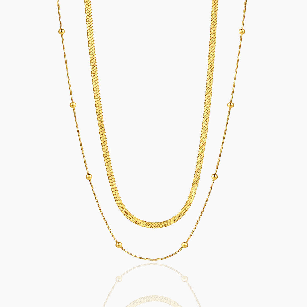 DOUBLE-PLATED PERSONALIZED NECKLACE