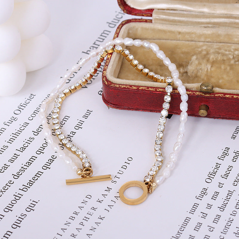 DOUBLE LAYERED PEARL BRACELET