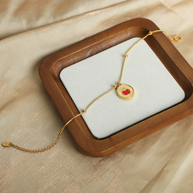 DOUBLE SIDED PENDANT BRACELET