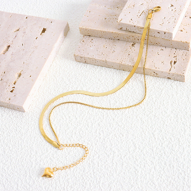 DOUBLE LAYERED ANKLET