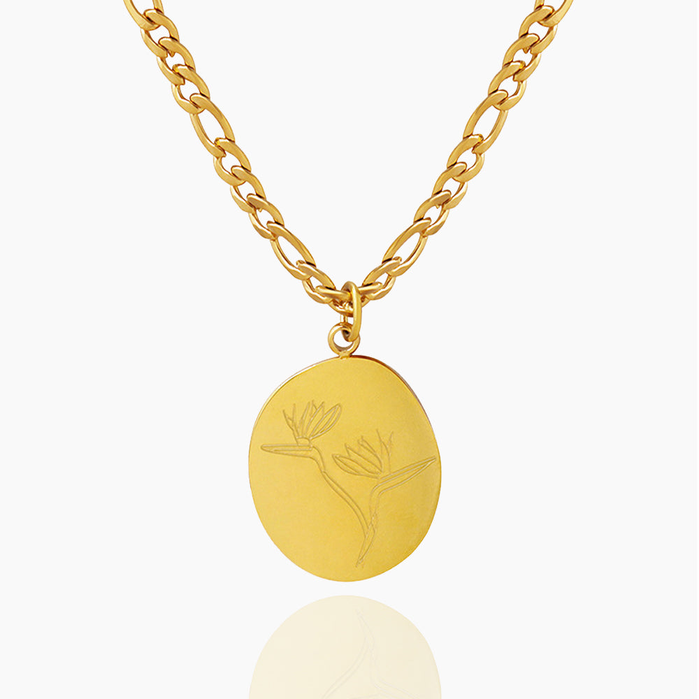 LOTUS PENDANT NECKLACE