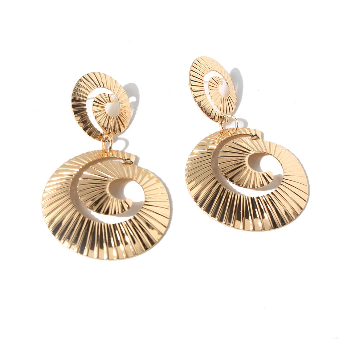 Double spiral earrings