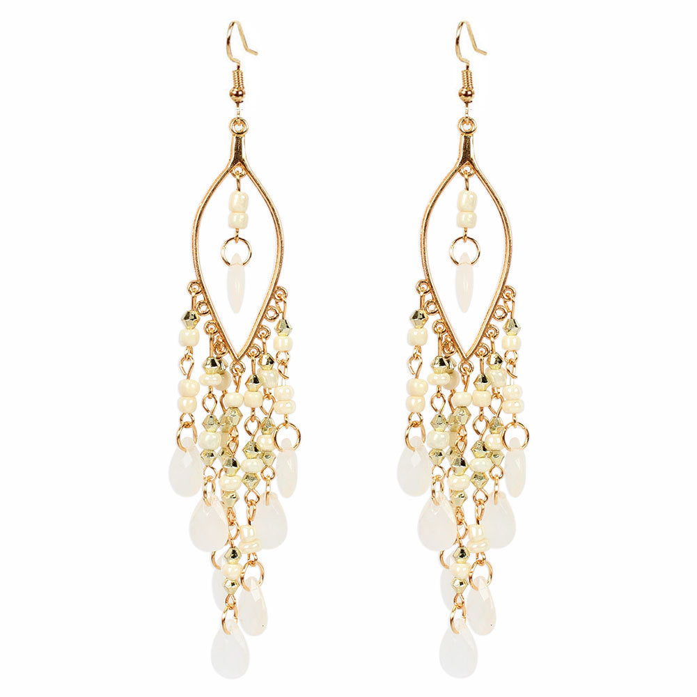 Drip fringe Bohemian style earrings