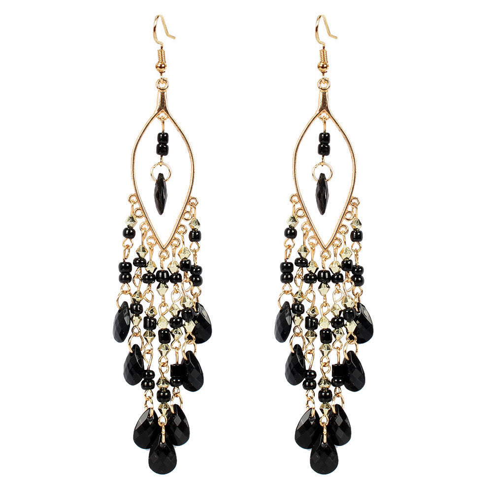Drip fringe Bohemian style earrings