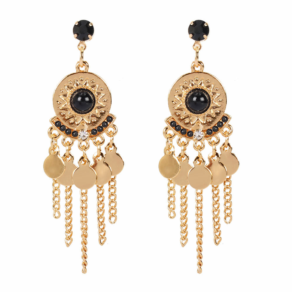 Drip fringe Bohemian style earrings