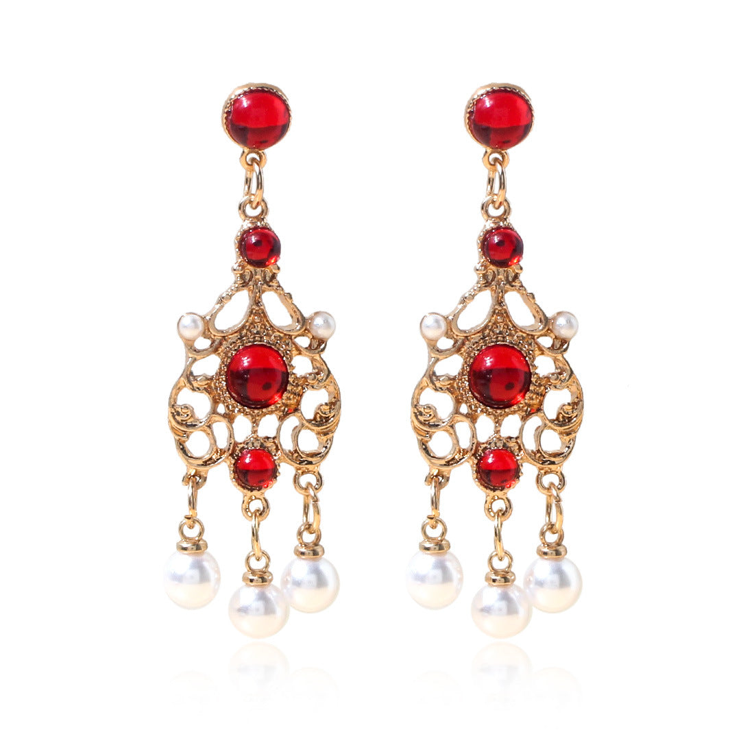 Drip fringe Bohemian style earrings